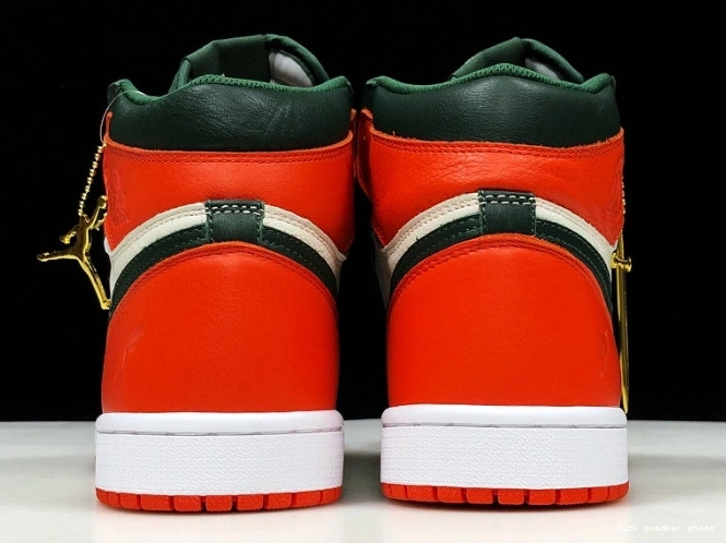 Cheap LUCY AV3905-138 OG Air Jordan Retro 1 High Fir-Team Orange SoleFly Sail x 0707
